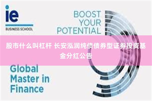 股市什么叫杠杆 长安泓润纯债债券型证券投资基金分红公告