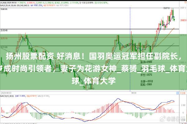 扬州股票配资 好消息！国羽奥运冠军担任副院长，45岁成时尚引领者，妻子为花游女神_蔡赟_羽毛球_体育大学