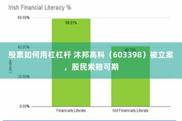 股票如何用杠杠杆 沐邦高科（603398）被立案，股民索赔可期